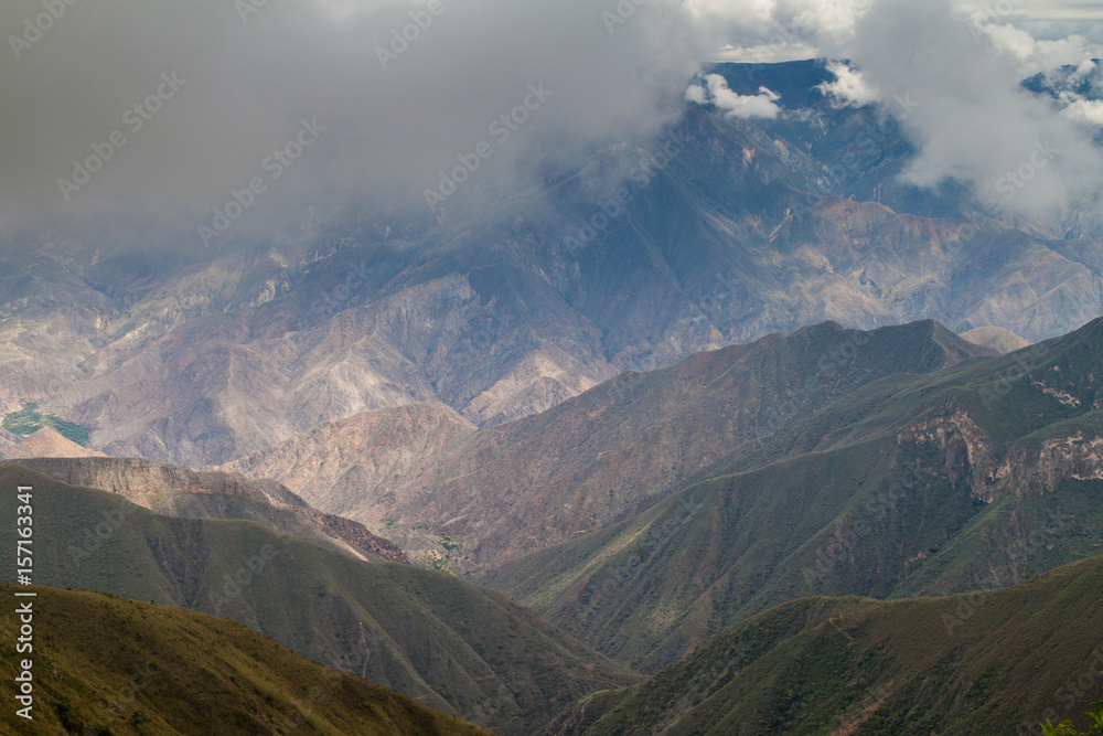 Mountains between Balsas and Leimebamba, Peru
