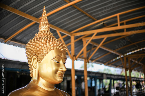 Buddha statue in temple Thailand. photo