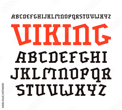 Decorative serif font in historical style