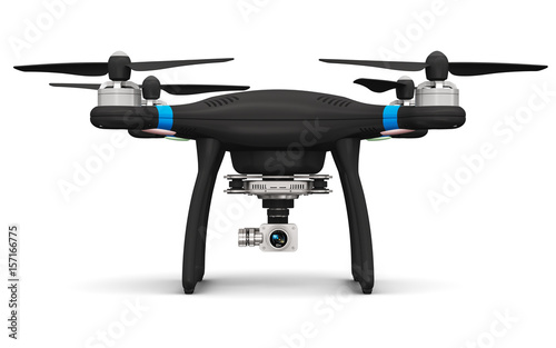 Quadcopter drone with 4K video and photo camera photo