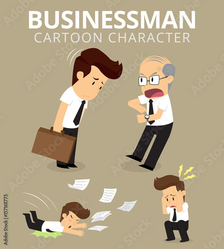 Set,Businessman Character