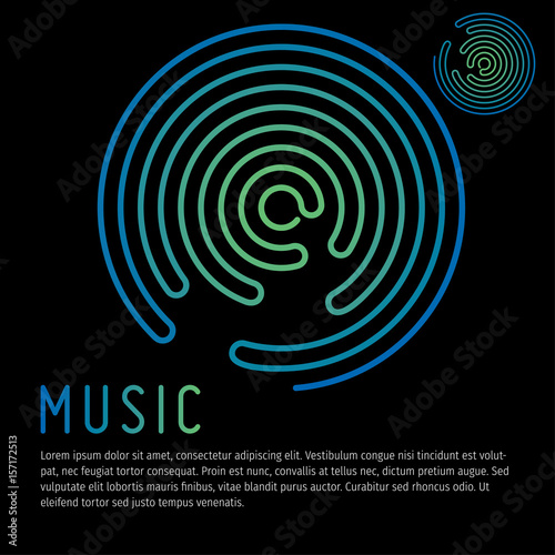 Vector Template, Music Party, Music Festival, Music Sound, Music Poster.