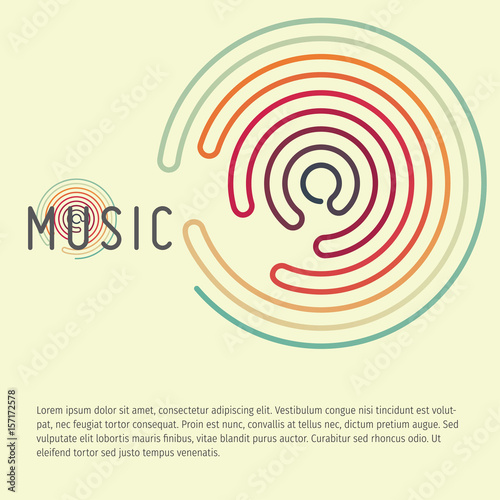 Vector Template, Music Party, Music Festival, Music Sound, Music Poster.