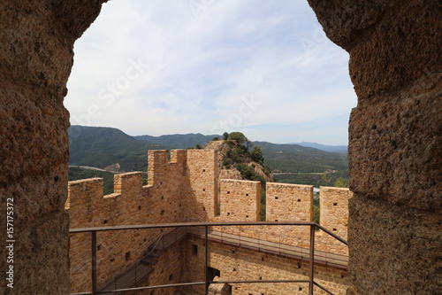 Interior del Castllo de Farners en Santa Coloma de Farners, Catalunya