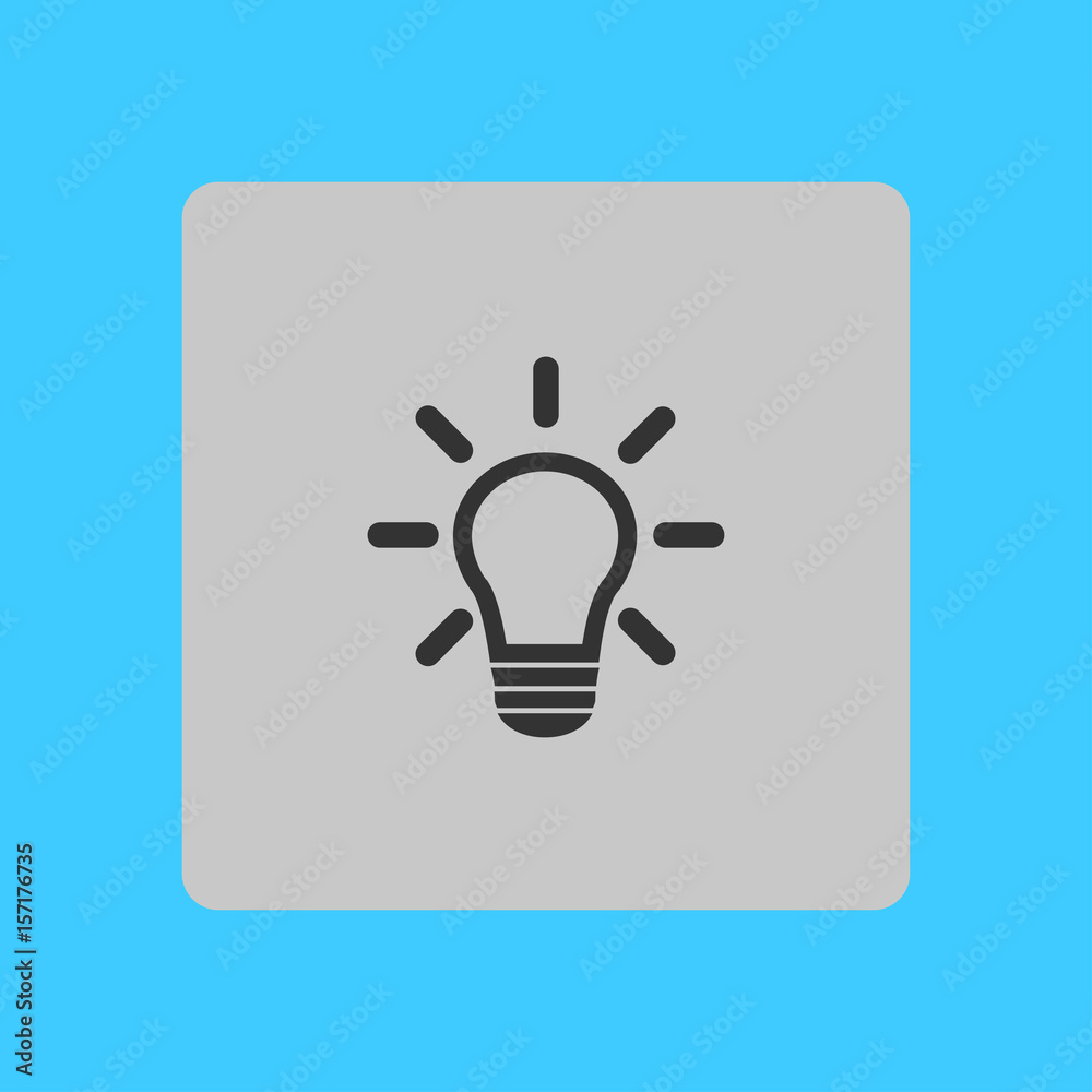 Light lamp sign icon. Idea symbol.Creative thinking and business idea. Light lamp sign icon. Idea symbol.Creative thinking and business idea.