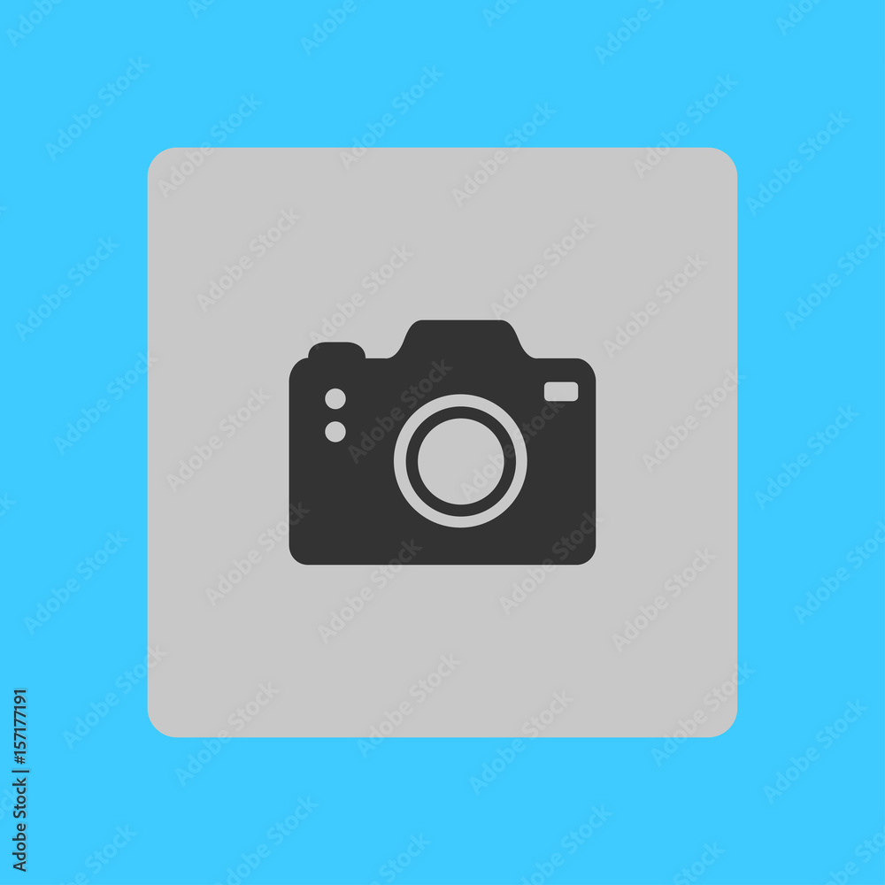 Photo camera symbol. DSLR camera sign icon. Digital camera. Flat design style. Photo camera symbol. DSLR camera sign icon. Digital camera. Flat design style.
