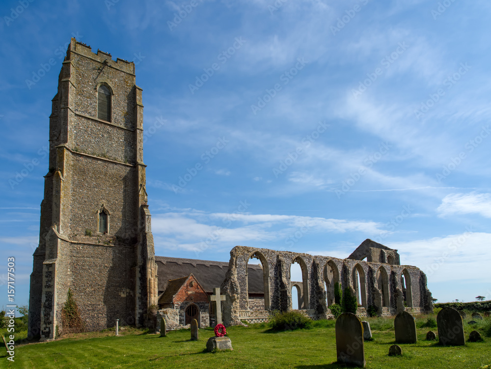 St Andrew's Covehithe with Benacre Church in Covehithe
