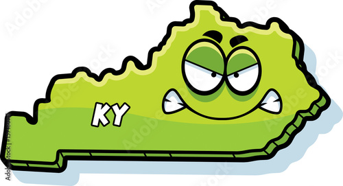 Cartoon Angry Kentucky