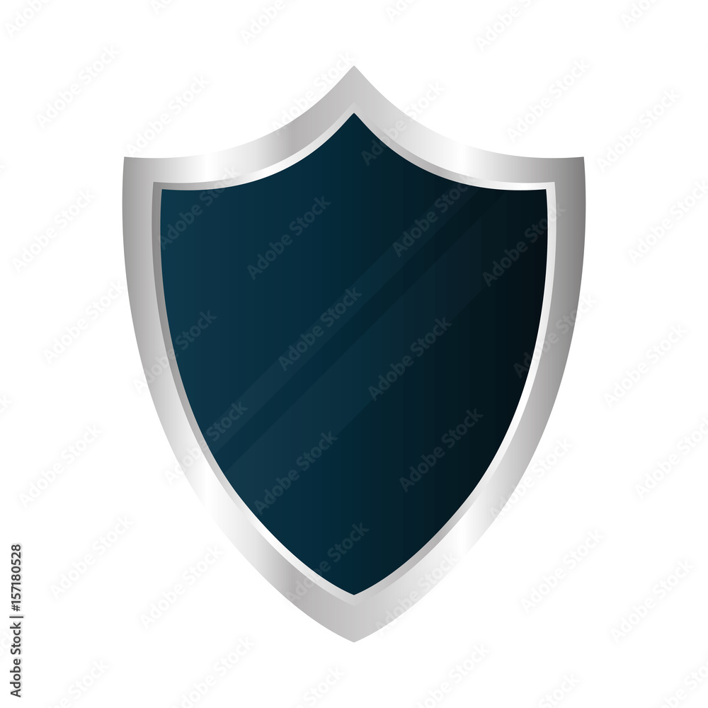 shield icon over white background. vector illustration shield icon over white background. vector illustration