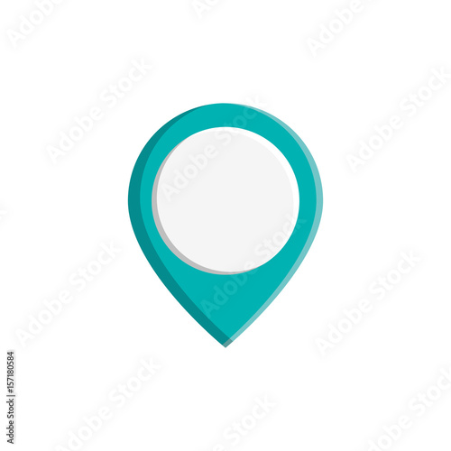 Free Download location pin icon over white background. vector illustration - GFXLoad