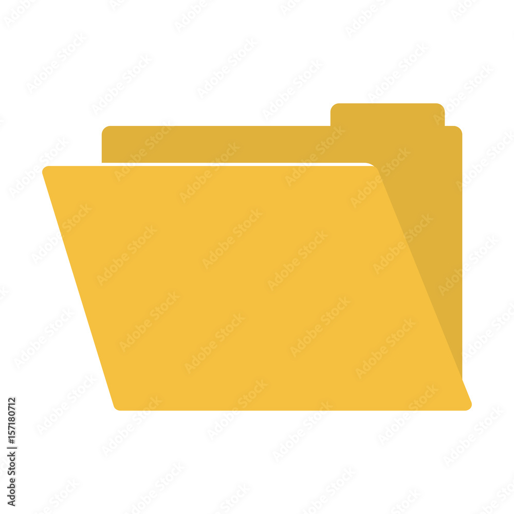document folder icon over white background. vector illustration document folder icon over white background. vector illustration