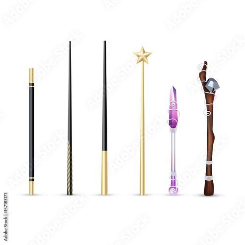 Magic Wand Realistic Set