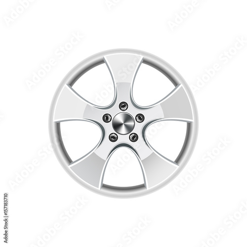 Wheel rim vector