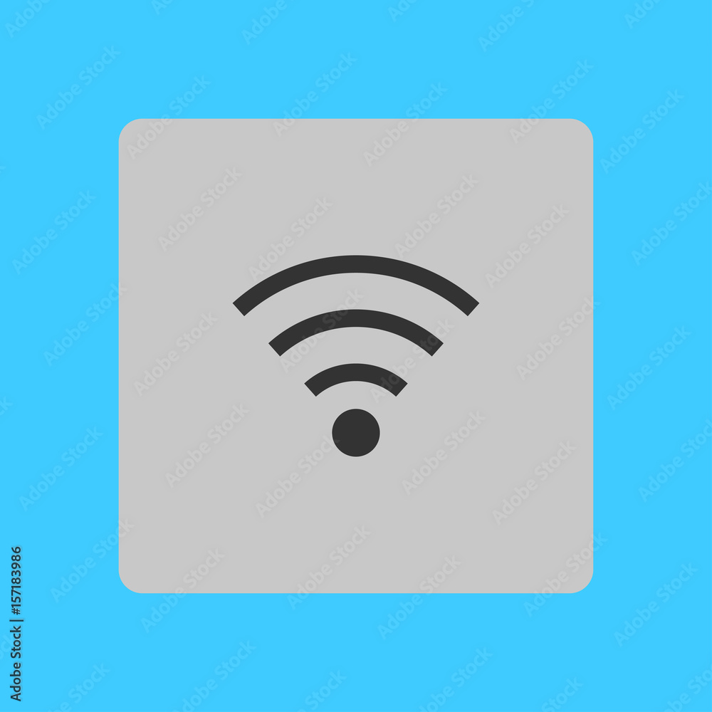 Wifi Symbol. Vector wireless network icon. Flat design style. Wifi Symbol. Vector wireless network icon. Flat design style.
