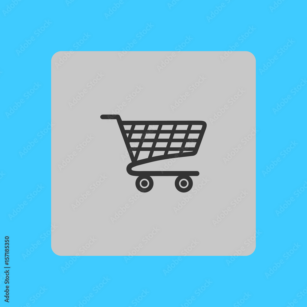 Flat icon of shopping chart. Add a product to the cart. Flat icon of shopping chart. Add a product to the cart.