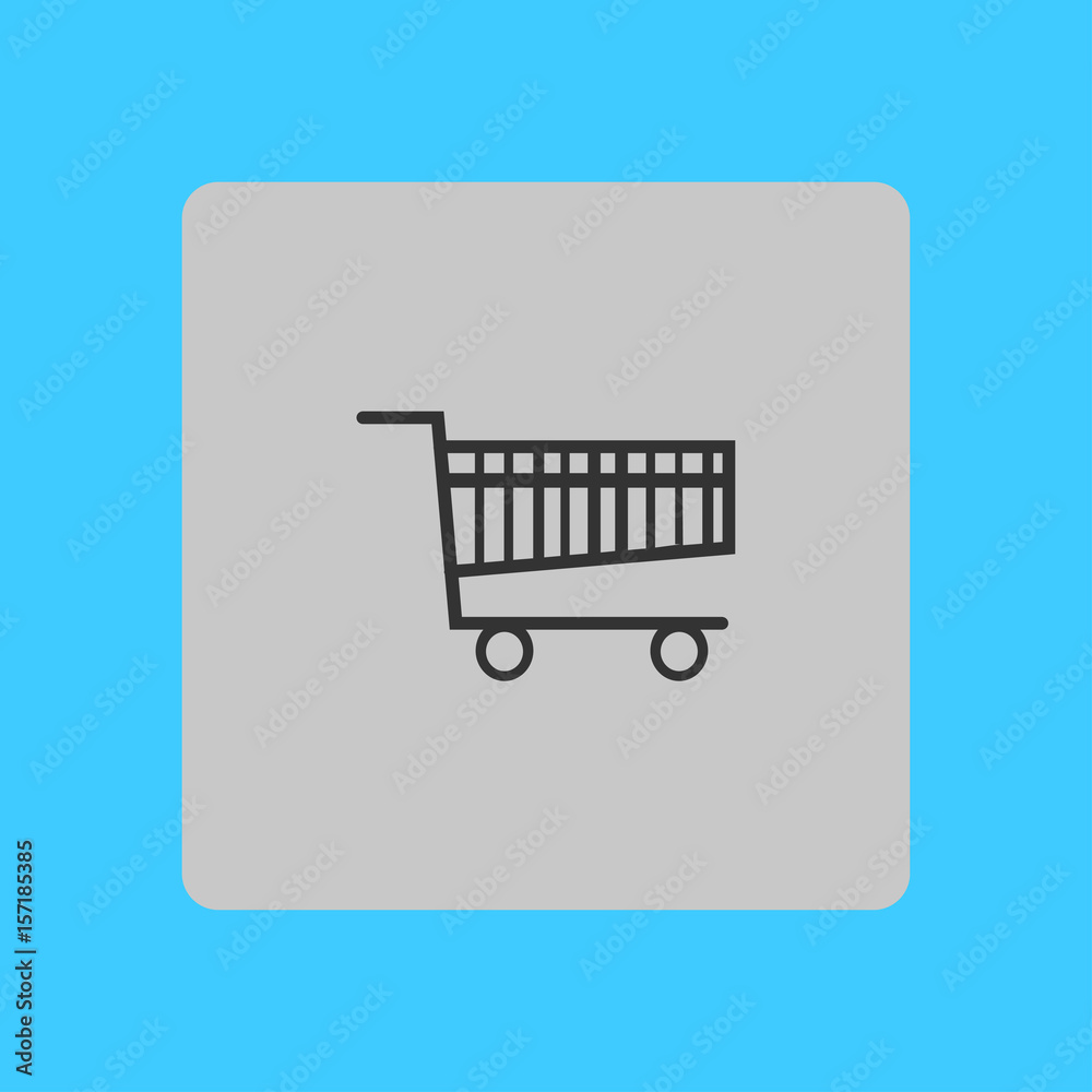 Flat icon of shopping chart. Add a product to the cart. Flat icon of shopping chart. Add a product to the cart.