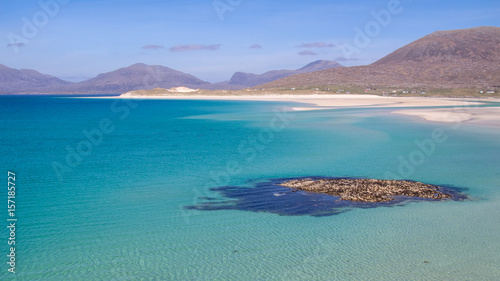 View across the Beach at Luskentyre Isle of Harris