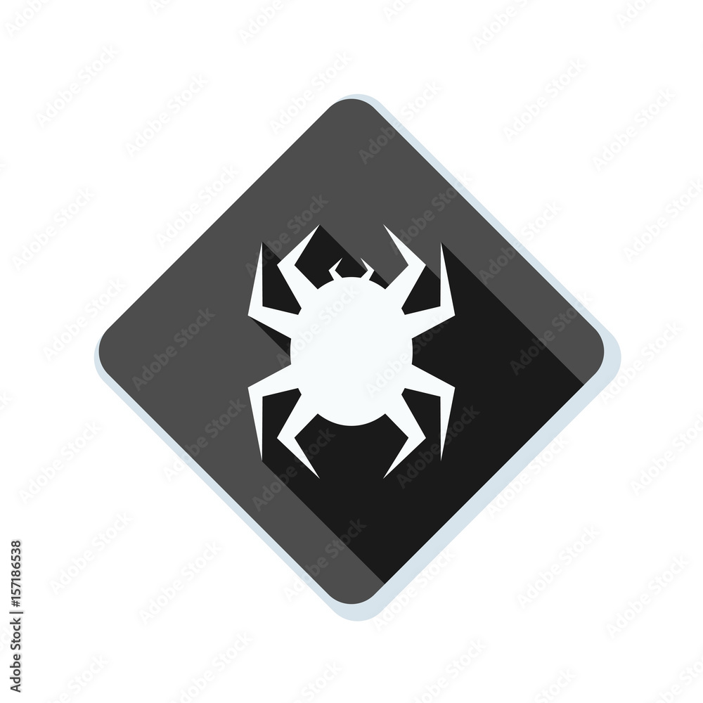 Virus hazard sign illustration Virus hazard sign illustration