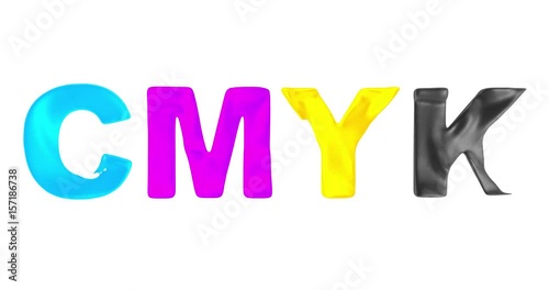 CMYK Liquid Ink 3D