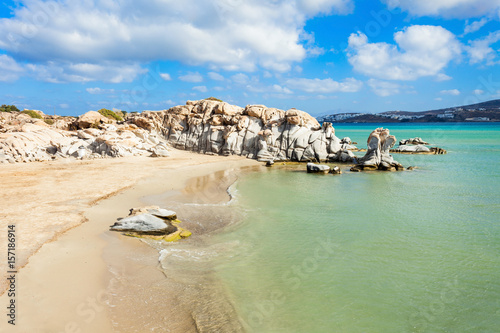 Beach on Paros island photo