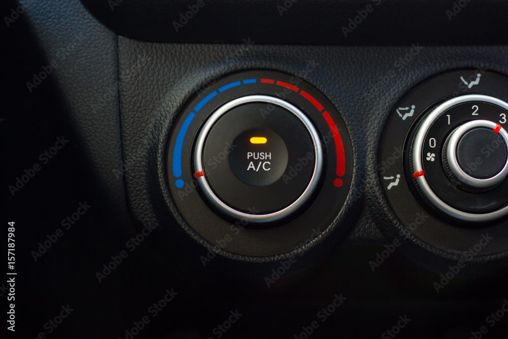 Air conditioning knob in the car
Air conditioning knob in the car