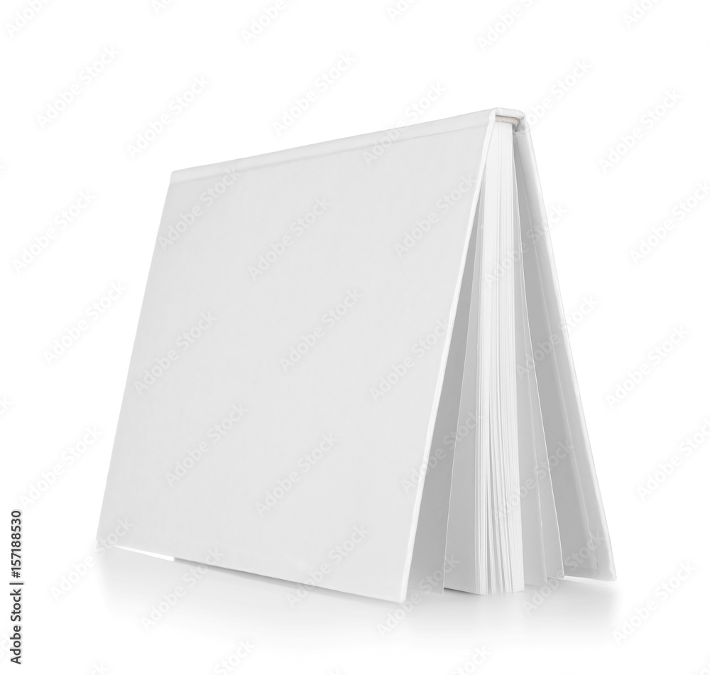 Book with blank cover on white background Book with blank cover on white background