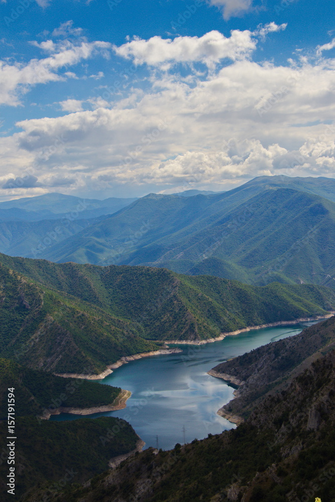 Panorama of the lake Kozjak