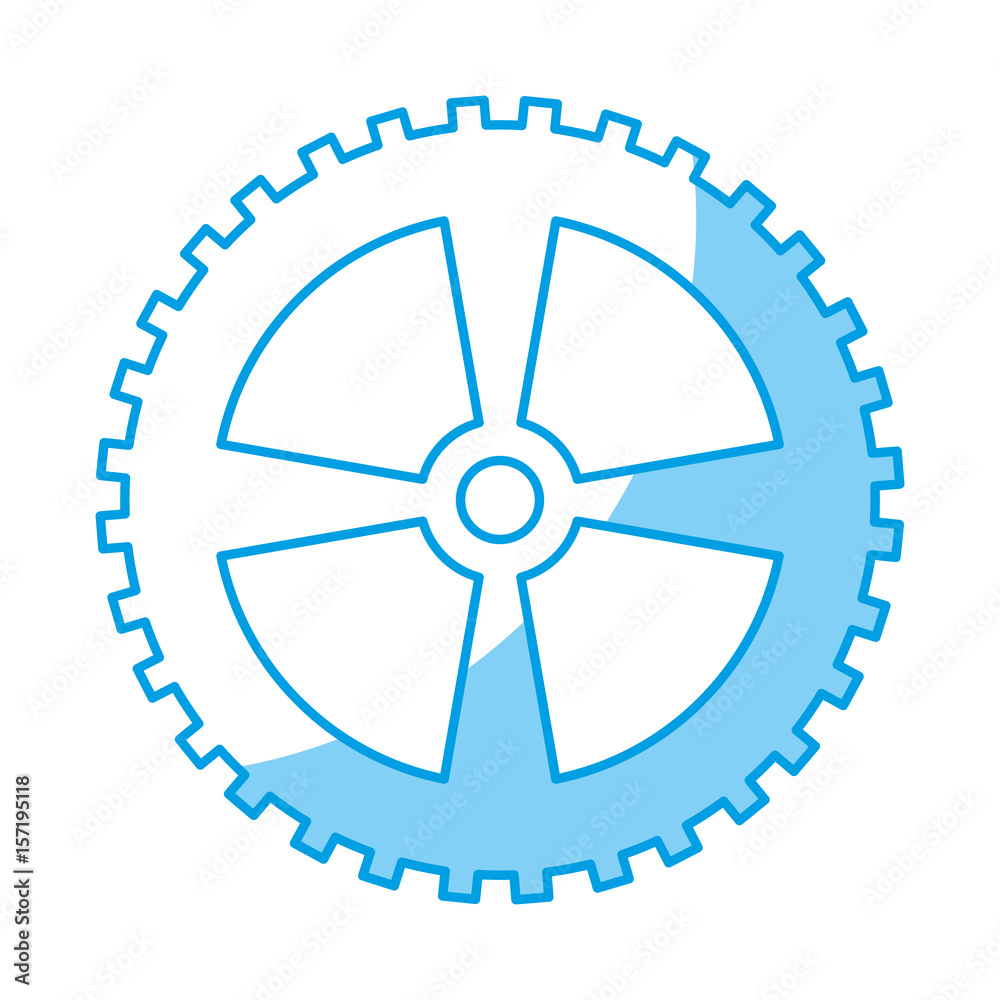 bike gear icon over white background. vector illustration bike gear icon over white background. vector illustration