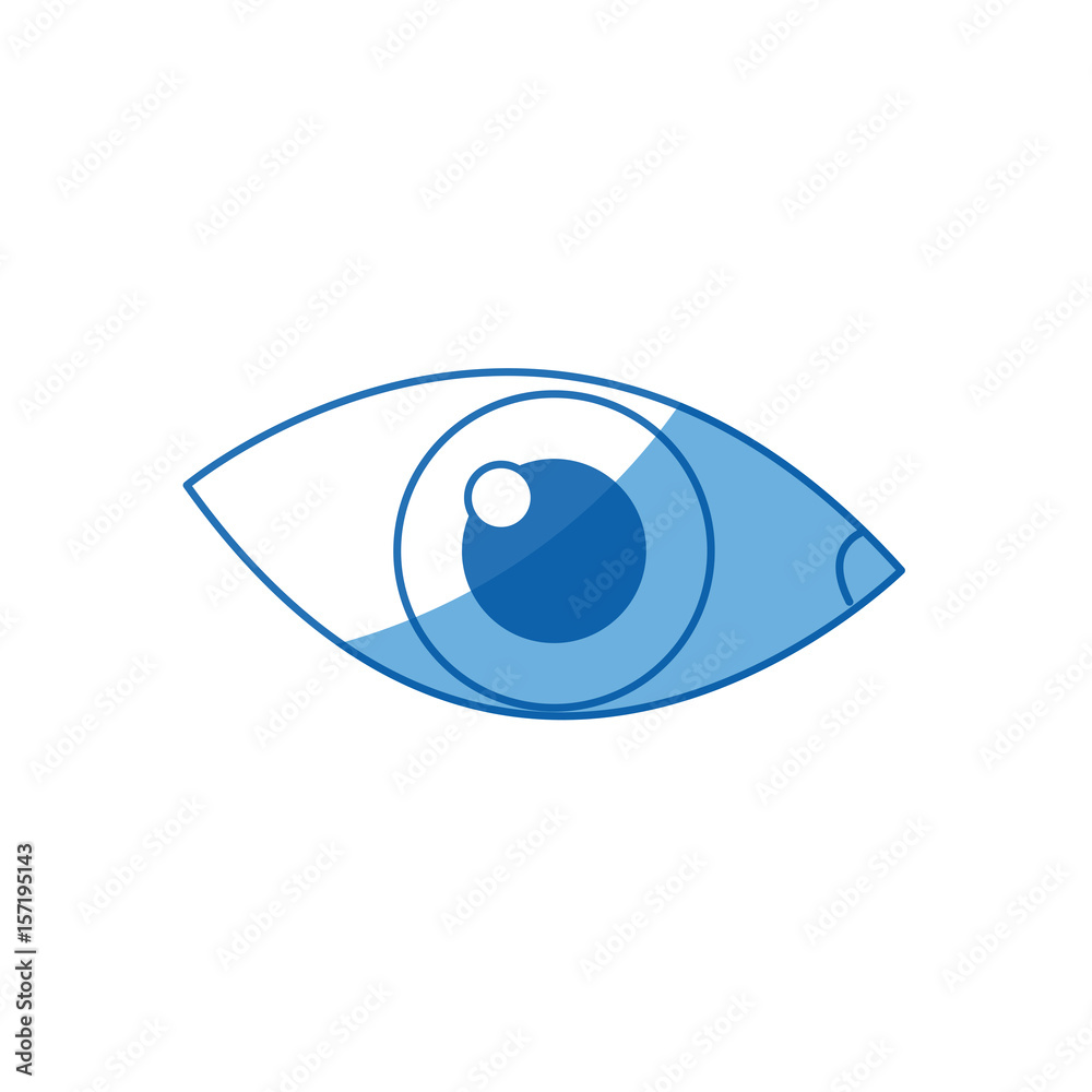cartoon eye human vision look watch icon vector illustration cartoon eye human vision look watch icon vector illustration