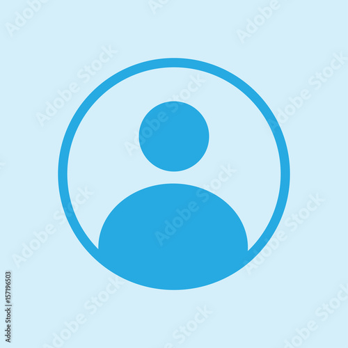 Connection mark. User sign icon. Person symbol. Human avatar.Flat style. 