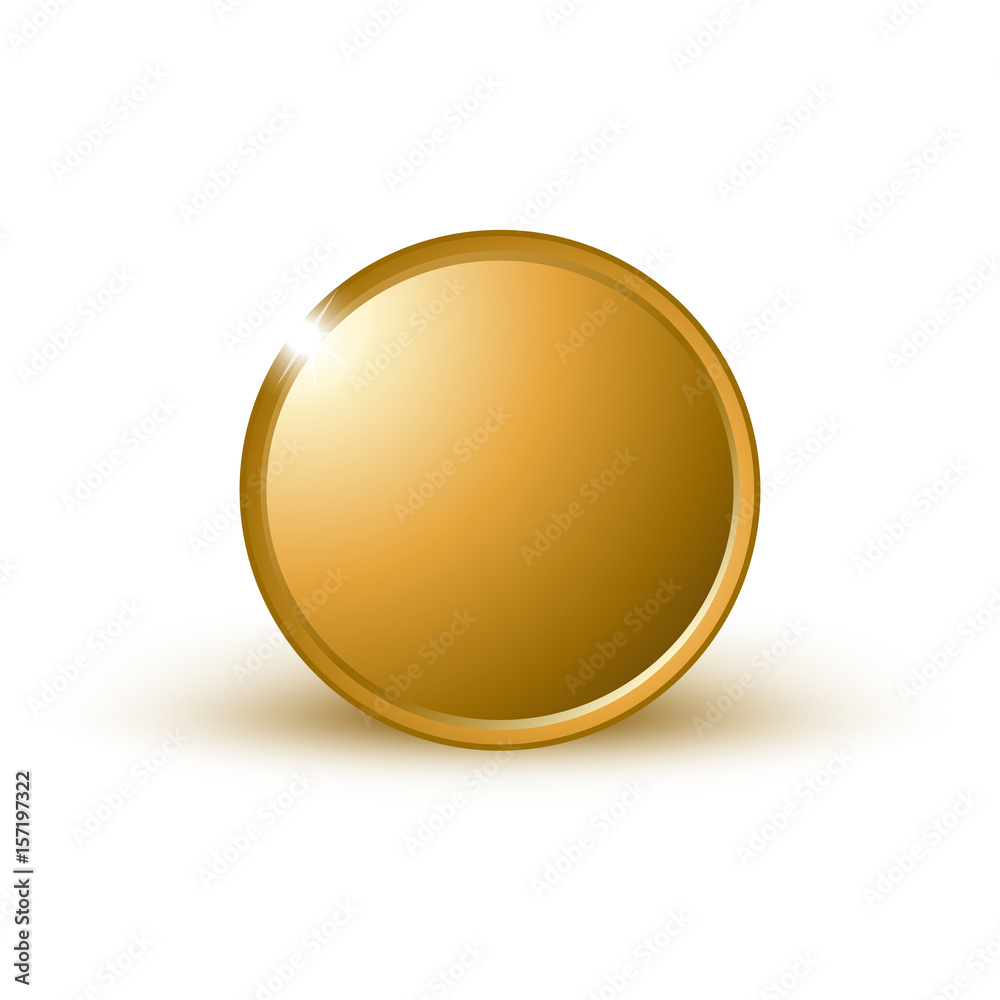 Coin on background isolated object abstract