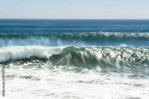 Breaking wave at beach