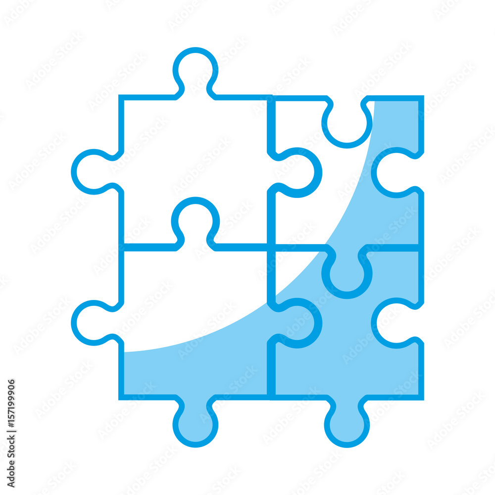 jigsaw puzzles icon over white background. vector illustration jigsaw puzzles icon over white background. vector illustration
