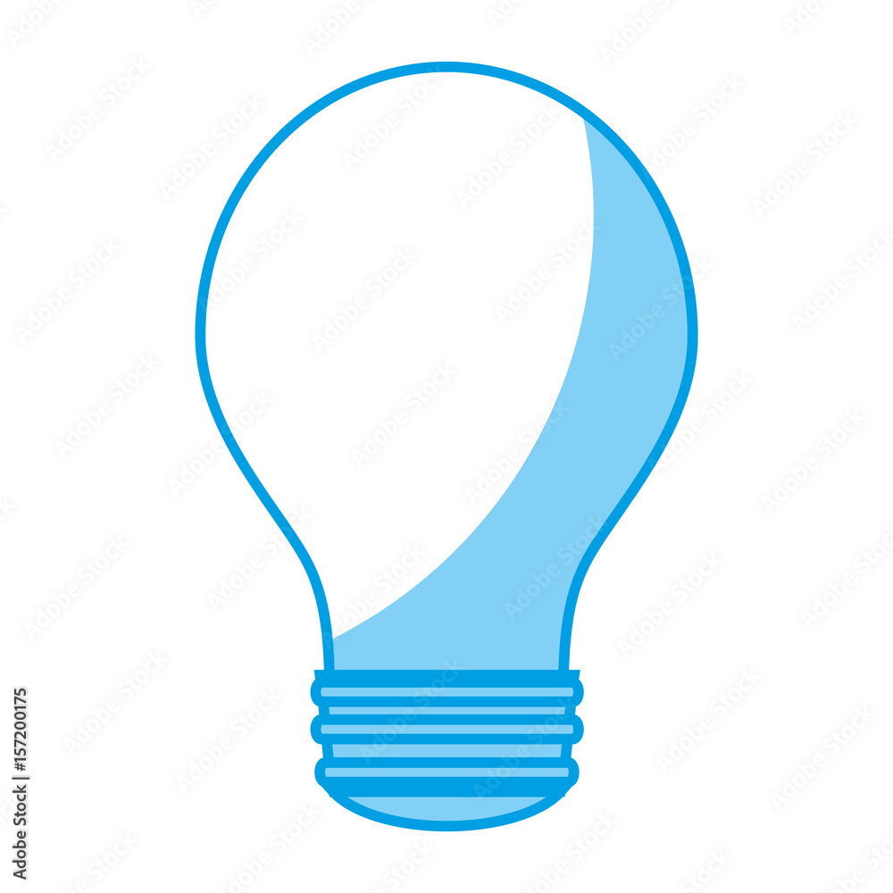 bulb light icon over white background. vector illustration bulb light icon over white background. vector illustration
