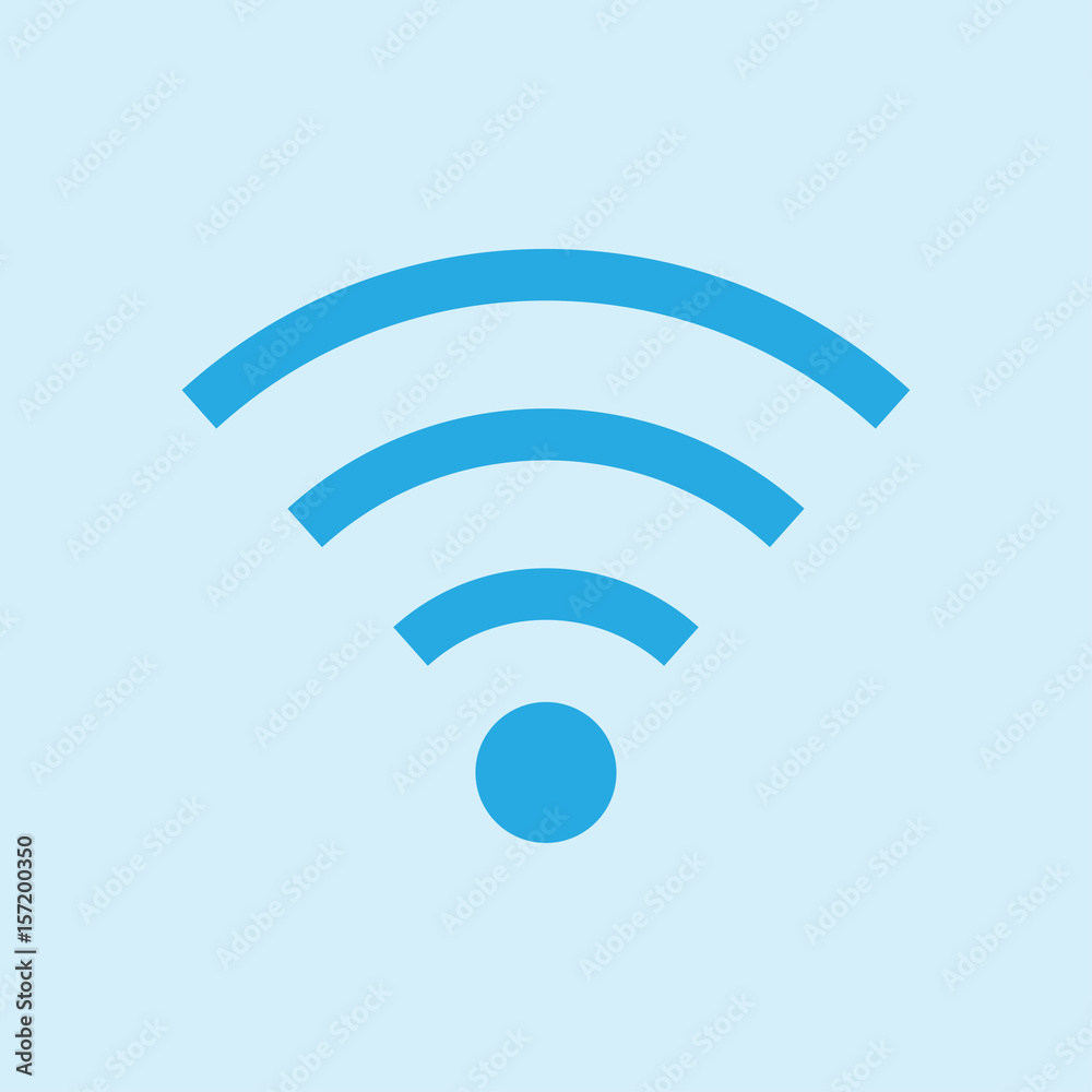 Wifi Symbol. Vector wireless network icon. Flat design style. Wifi Symbol. Vector wireless network icon. Flat design style.