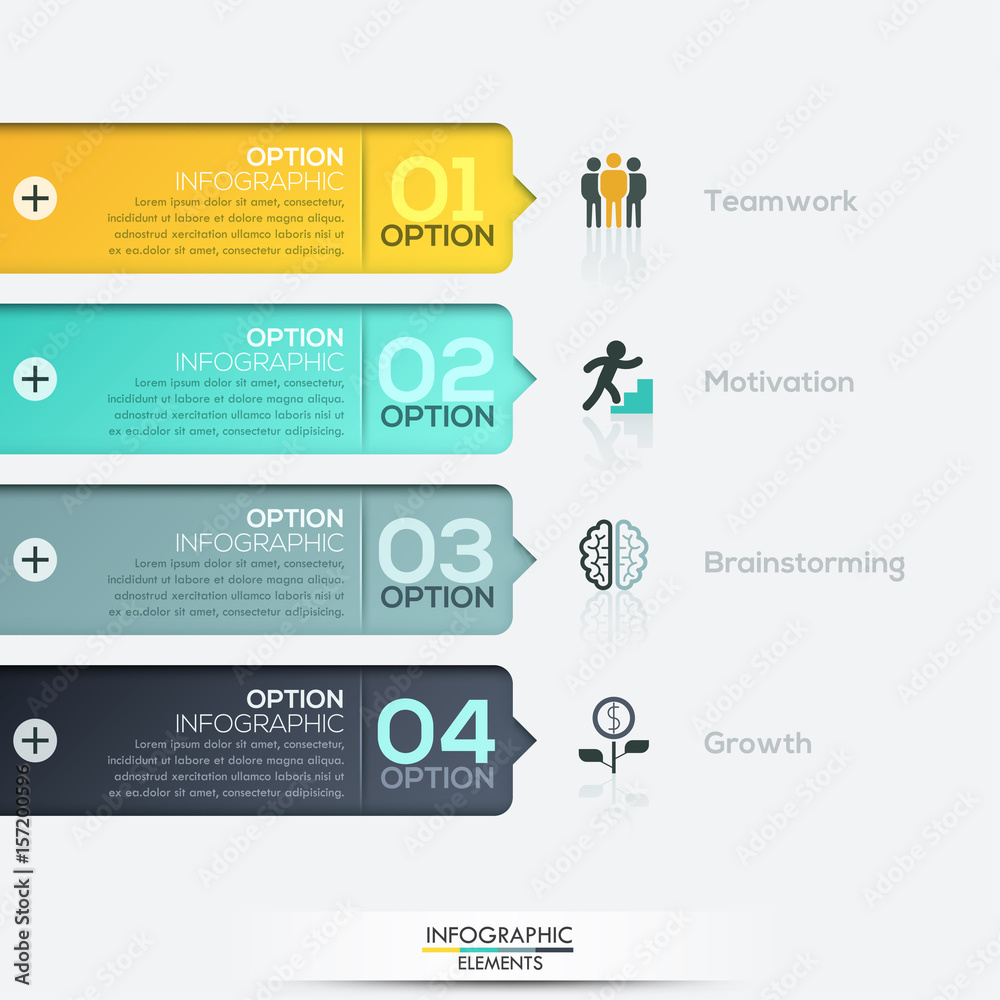 Modern spiral infographics options banner. Modern spiral infographics options banner.