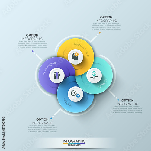 Modern arrow business template.