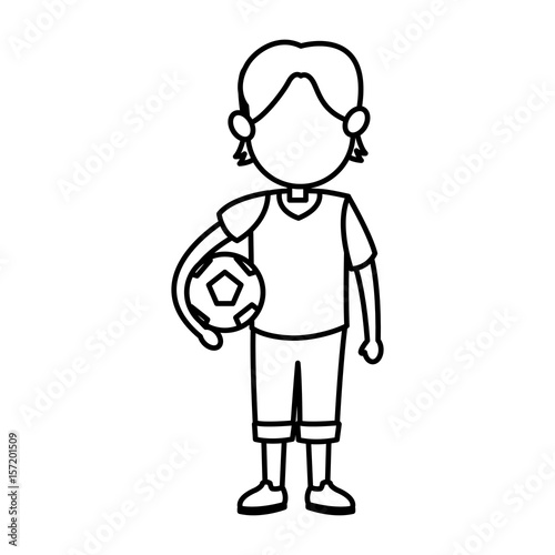 cartoon boy kid son family image vector illustration