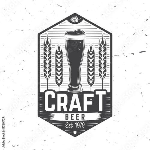 Vintage design for bar, pub and restaurant business.