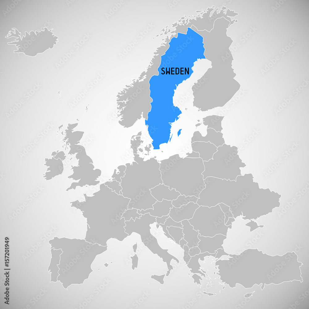 Sweden - map