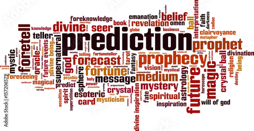 Prediction word cloud