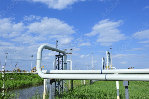 The pipe and valve oil fields