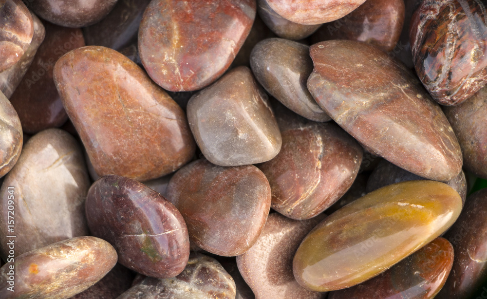Marble, granite pebbles for landscape design and home decoration, texture Marble, granite pebbles for landscape design and home decoration, texture