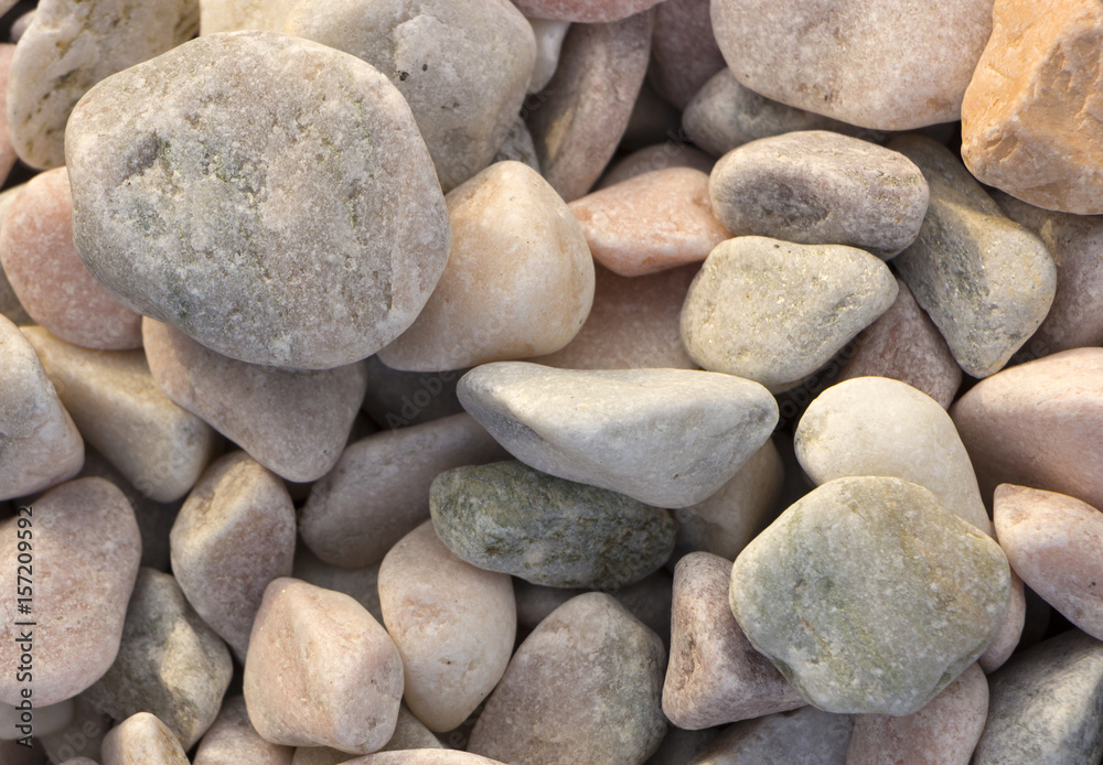 Marble, granite pebbles for landscape design and home decoration, texture Marble, granite pebbles for landscape design and home decoration, texture
