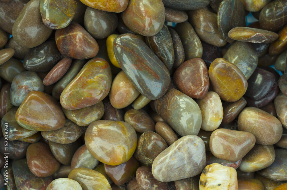 Marble, granite pebbles for landscape design and home decoration, texture Marble, granite pebbles for landscape design and home decoration, texture
