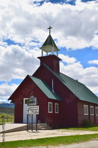 The Episcopal mission church in fort Washakie  photo