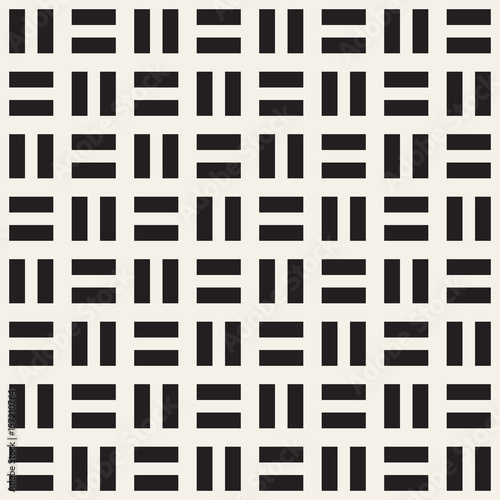 Shapes seamless pattern background. Stylish symmetric lattice.  Abstract geometric tiling mosaic