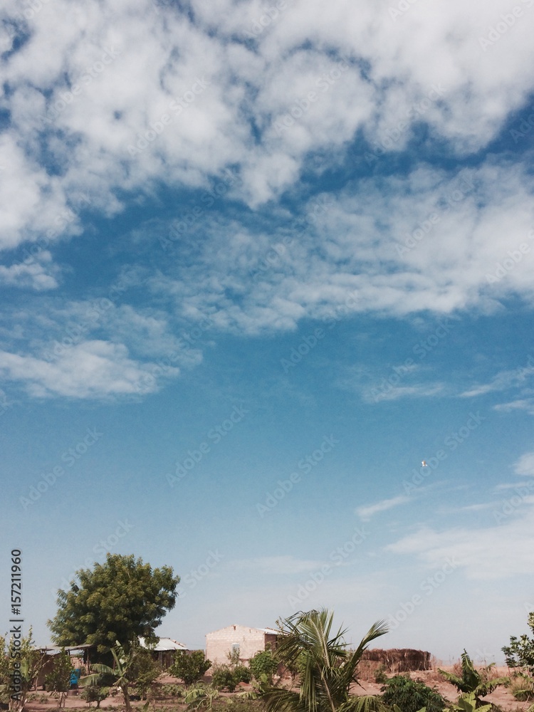 Obraz premium Blue African Sky