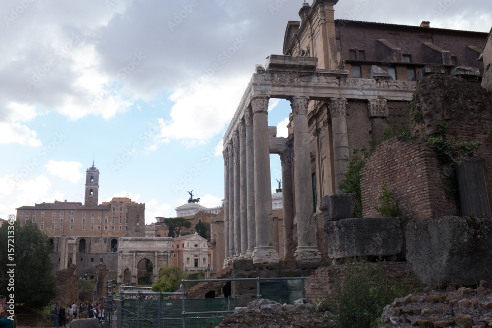 Fórum Romano, em Roma, Itália