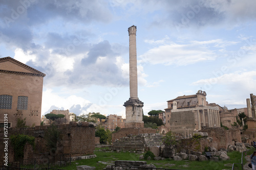Fórum Romano em Roma, Itália